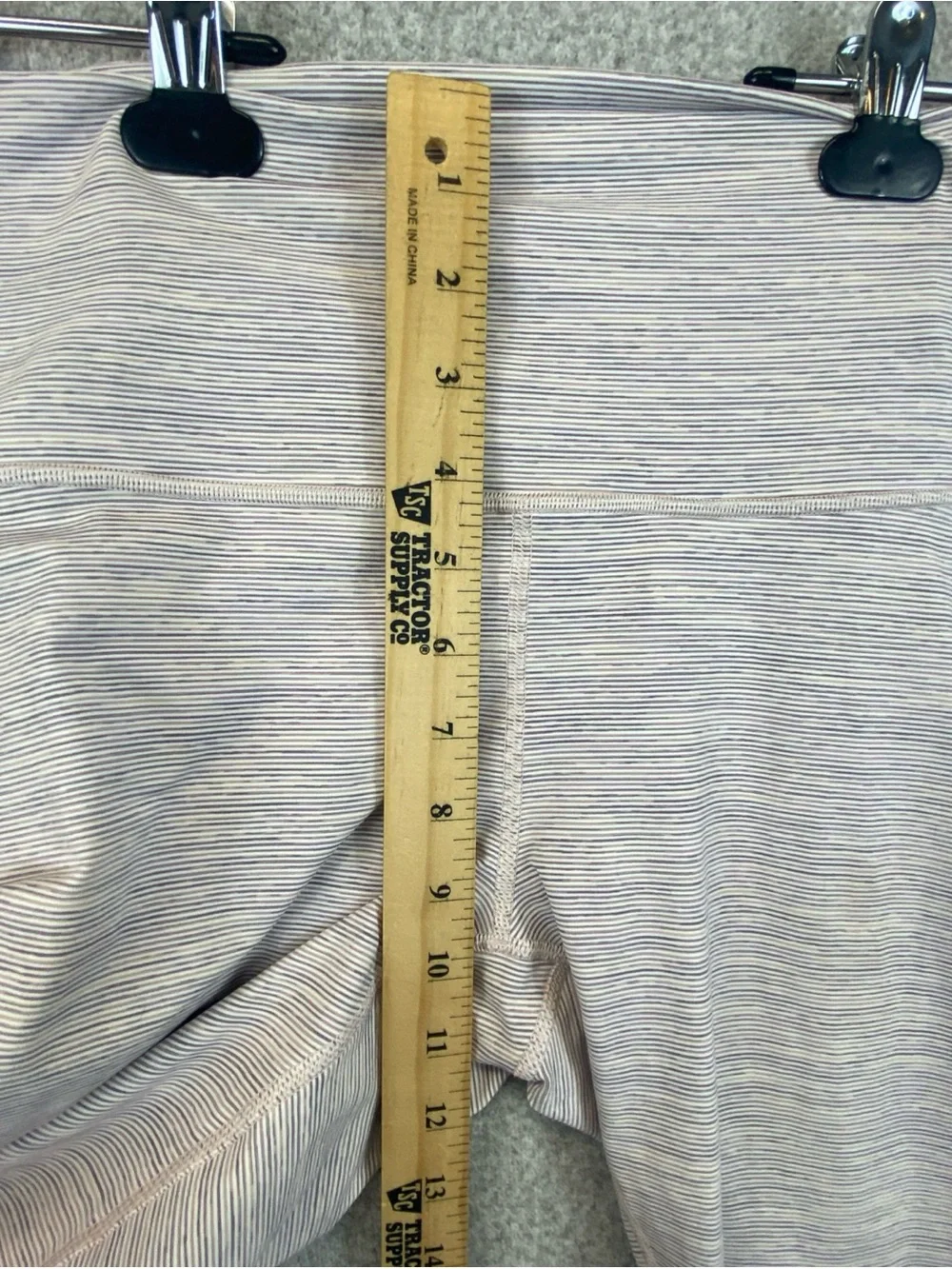 Lululemon Wunder Under Womens 10 Heathered  Stripe high Rise Tight Legging W5CDC